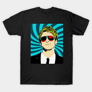 Pop Art Handsome Men Glasses T-Shirt